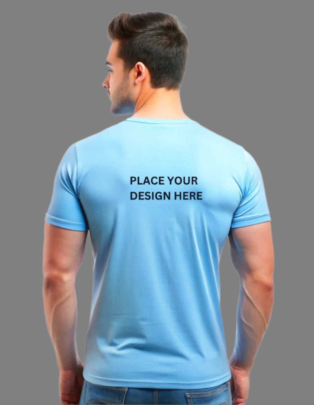 Polyester Round Neck Tee
